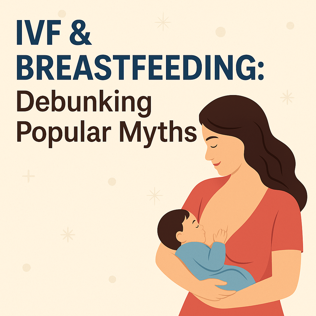 Mother breastfeeding her baby with love and care