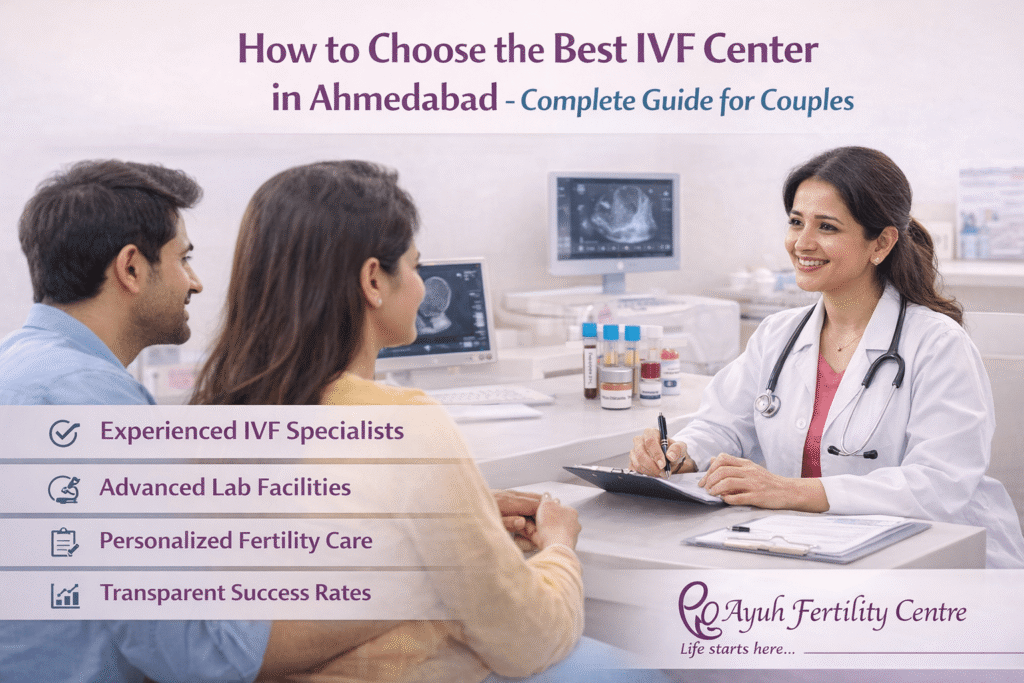 How to choose the best ivf center in ahmedabad – complete guide 3 Couple consulting fertility specialist at best ivf center in ahmedabad