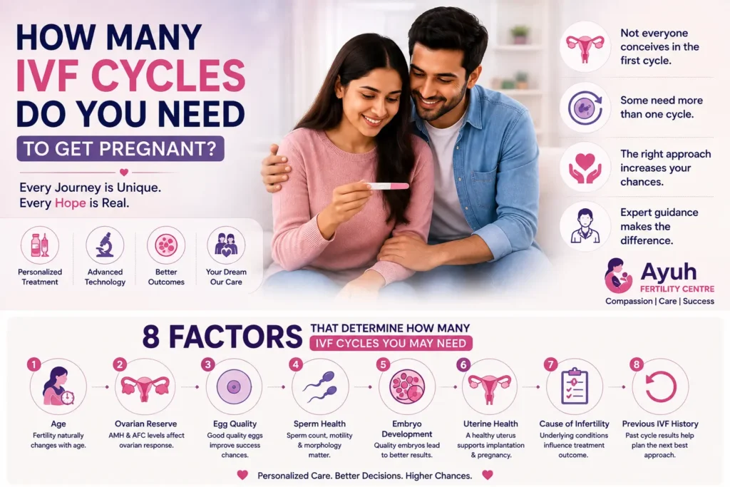 How many ivf cycles are needed to get pregnant