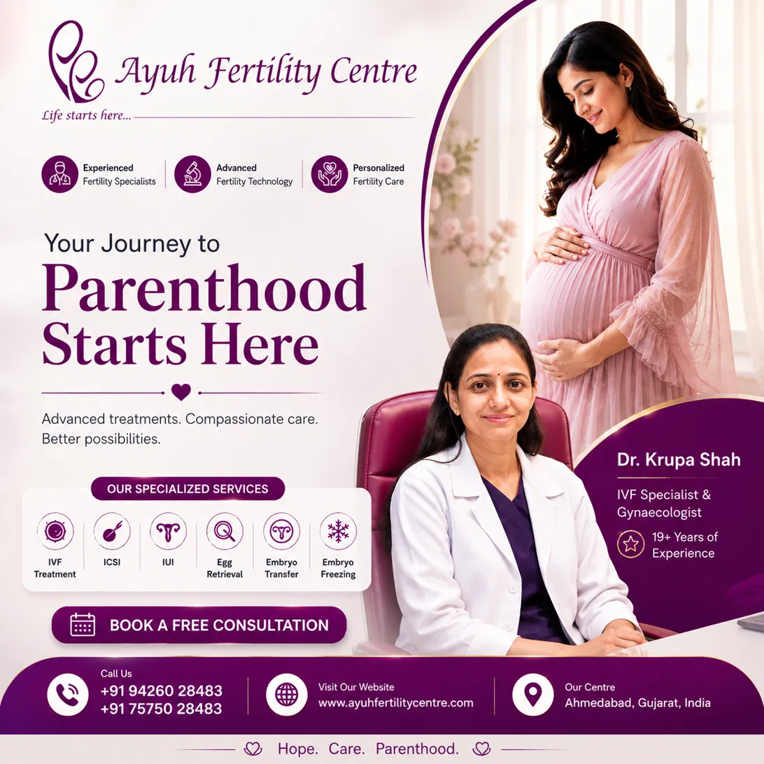 Ayuh fertility centre — top ivf hospital in ahmedabad