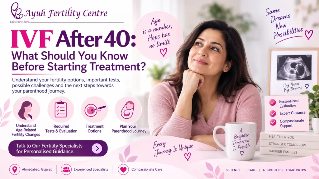 Ivf after 40: what should you know before starting treatment? 2 Ivf after 40 showing fertility evaluation, treatment options and personalized care