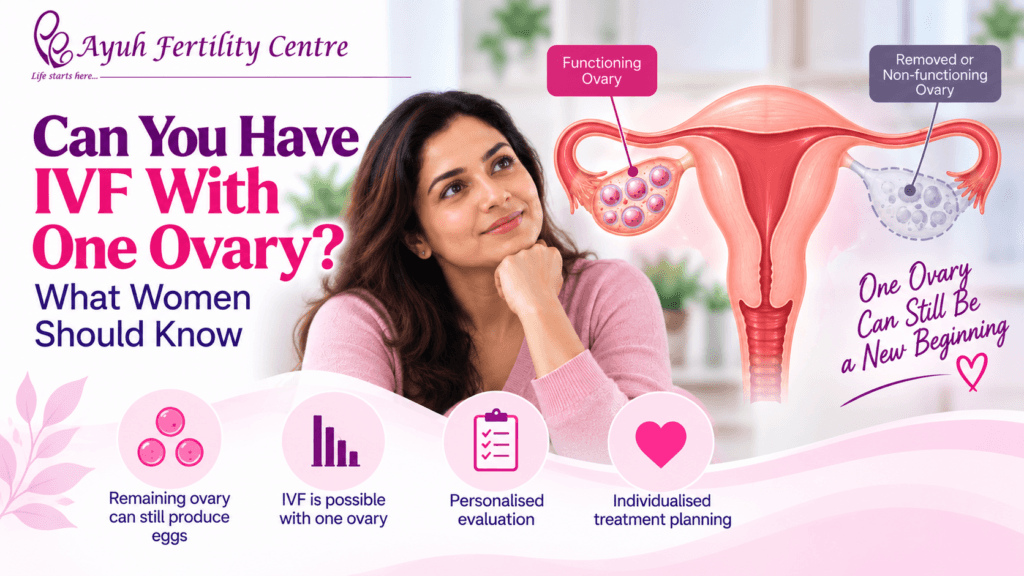Ivf with one ovary – what women should know