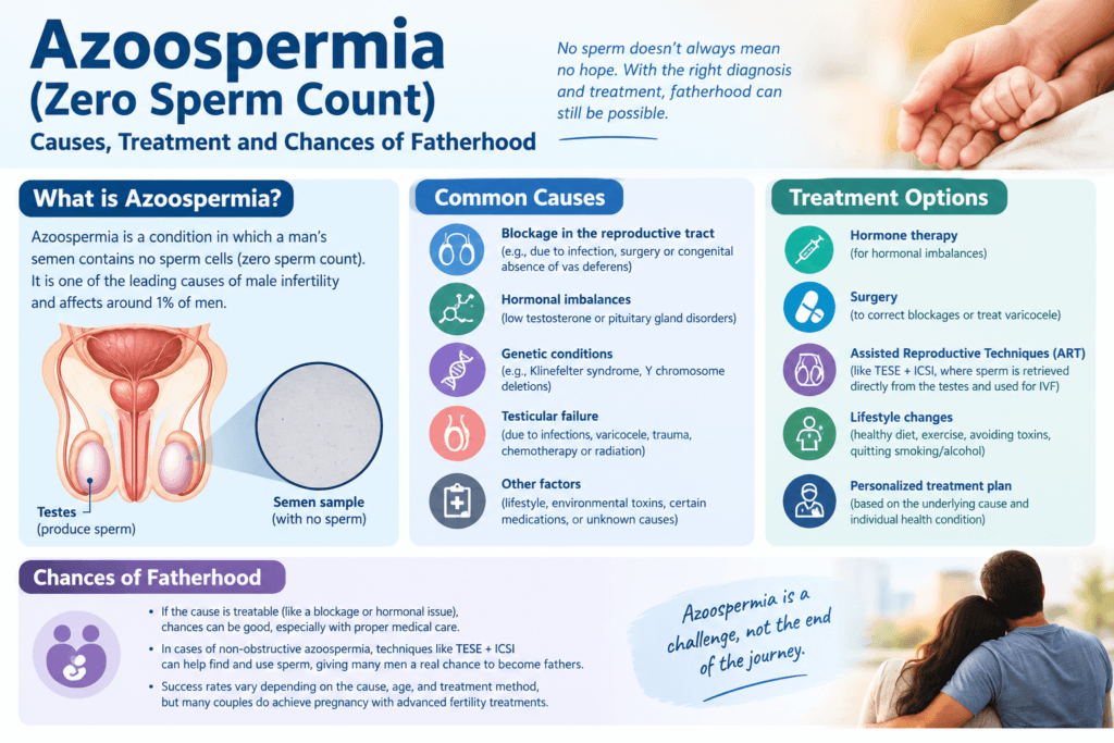 Azoospermia causes treatment and hope
